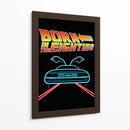 Delorean Neon - Roge I. Luis | Cuadro decorativo de Canvas Lab