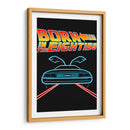 Delorean Neon - Roge I. Luis | Cuadro decorativo de Canvas Lab