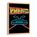 Delorean Neon - Roge I. Luis | Cuadro decorativo de Canvas Lab