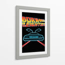 Delorean Neon - Roge I. Luis | Cuadro decorativo de Canvas Lab