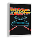 Delorean Neon - Roge I. Luis | Cuadro decorativo de Canvas Lab