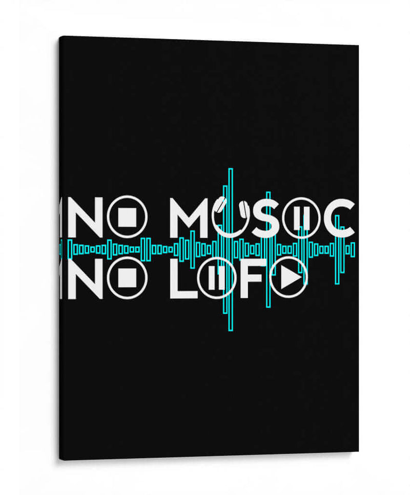 No music, no life - Roge I. Luis | Cuadro decorativo de Canvas Lab