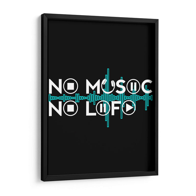 No music, no life - Roge I. Luis | Cuadro decorativo de Canvas Lab