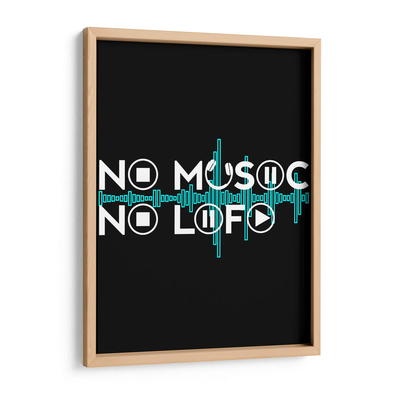 No music, no life - Roge I. Luis | Cuadro decorativo de Canvas Lab