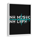 No music, no life - Roge I. Luis | Cuadro decorativo de Canvas Lab