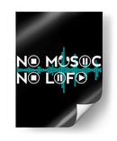 No music, no life - Roge I. Luis | Cuadro decorativo de Canvas Lab