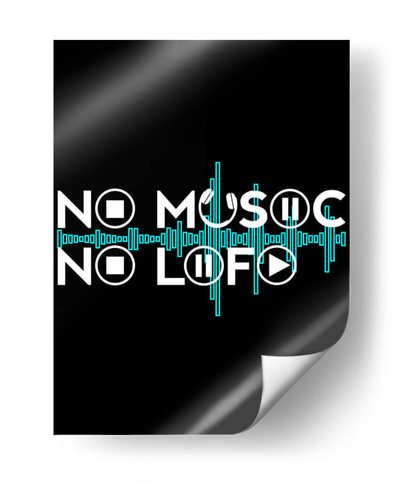 No music, no life - Roge I. Luis | Cuadro decorativo de Canvas Lab