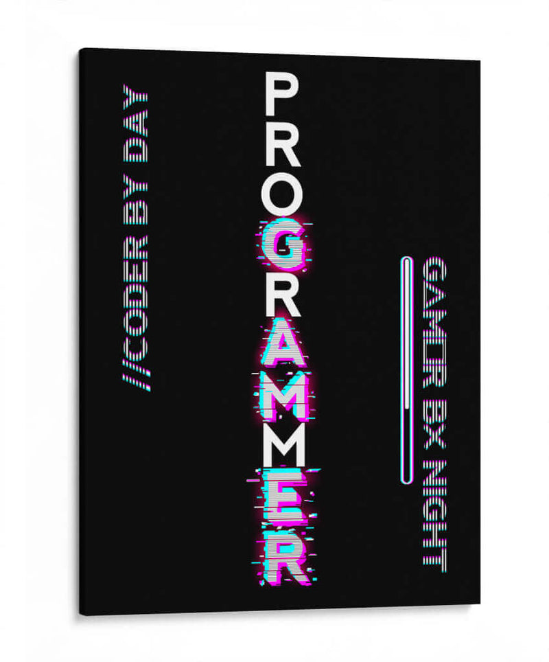 Programador y Gamer - Roge I. Luis | Cuadro decorativo de Canvas Lab