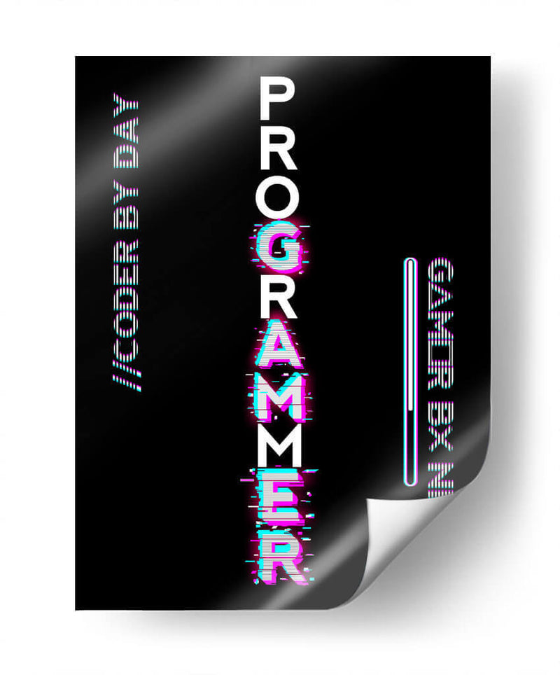 Programador y Gamer - Roge I. Luis | Cuadro decorativo de Canvas Lab