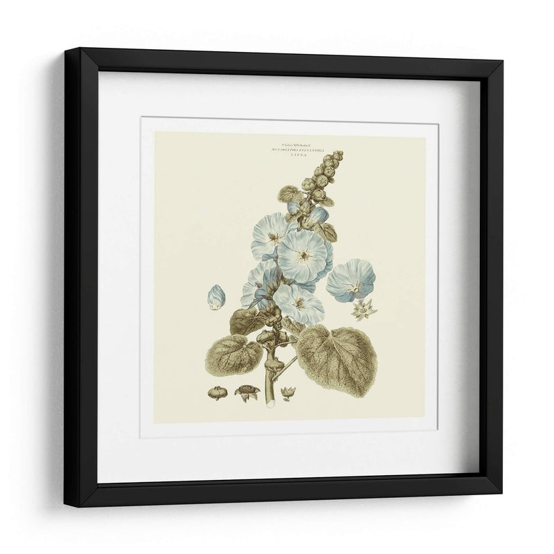 Custom Bashful Blue Florals Iv - John Miller | Cuadro decorativo de Canvas Lab