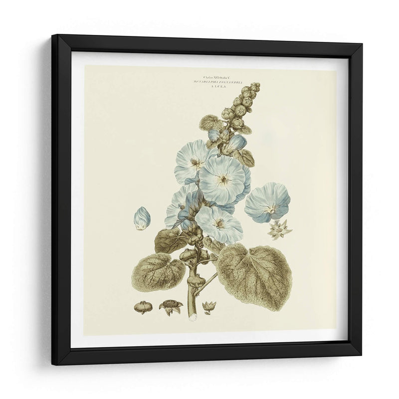 Custom Bashful Blue Florals Iv - John Miller | Cuadro decorativo de Canvas Lab