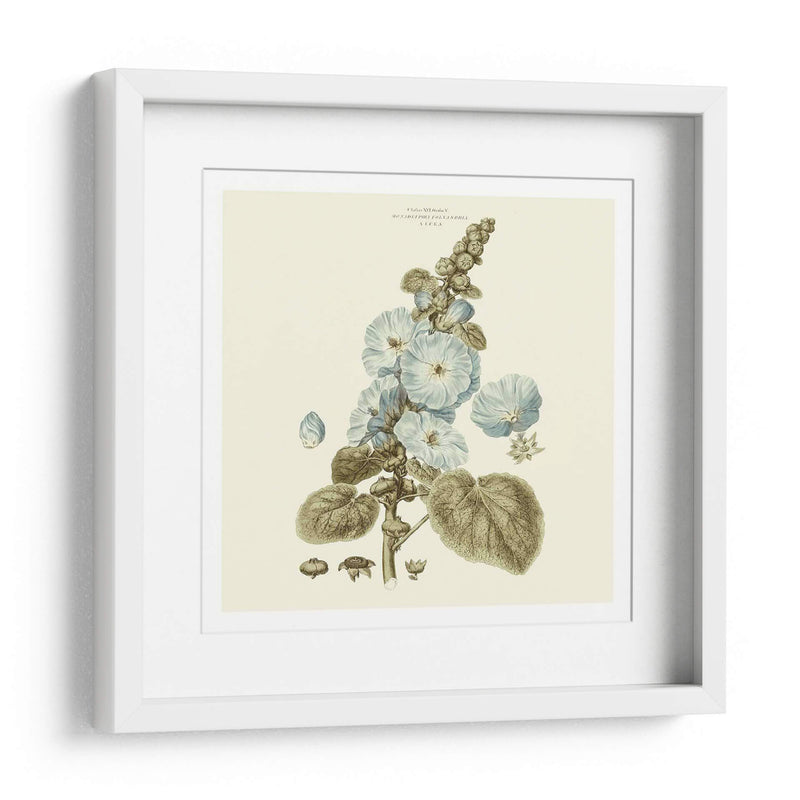 Custom Bashful Blue Florals Iv - John Miller | Cuadro decorativo de Canvas Lab