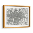 Mapa Personalizado B Y W De Londres - Vision Studio | Cuadro decorativo de Canvas Lab