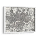 Mapa Personalizado B Y W De Londres - Vision Studio | Cuadro decorativo de Canvas Lab
