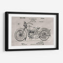 Patente - Motocicleta - Alicia Ludwig | Cuadro decorativo de Canvas Lab