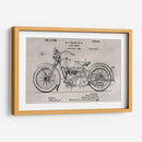 Patente - Motocicleta - Alicia Ludwig | Cuadro decorativo de Canvas Lab