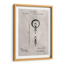 Patente - Bombilla - Alicia Ludwig | Cuadro decorativo de Canvas Lab