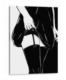 Just a Peek Lines - Line Art | Cuadro decorativo de Canvas Lab