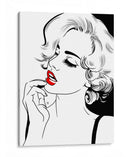 Monroe Lines - Line Art | Cuadro decorativo de Canvas Lab