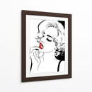 Monroe Lines - Line Art | Cuadro decorativo de Canvas Lab