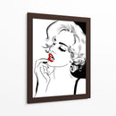 Monroe Lines - Line Art | Cuadro decorativo de Canvas Lab