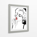 Monroe Lines - Line Art | Cuadro decorativo de Canvas Lab