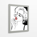 Monroe Lines - Line Art | Cuadro decorativo de Canvas Lab