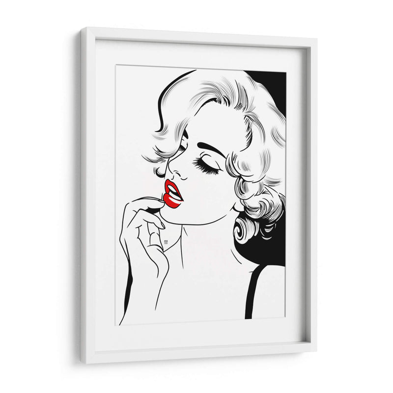 Monroe Lines - Line Art | Cuadro decorativo de Canvas Lab