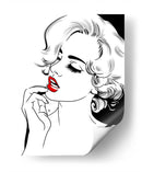 Monroe Lines - Line Art | Cuadro decorativo de Canvas Lab