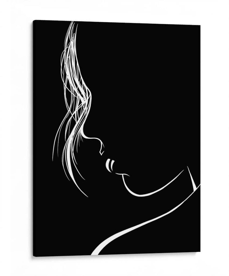 Woman Lines - Line Art | Cuadro decorativo de Canvas Lab