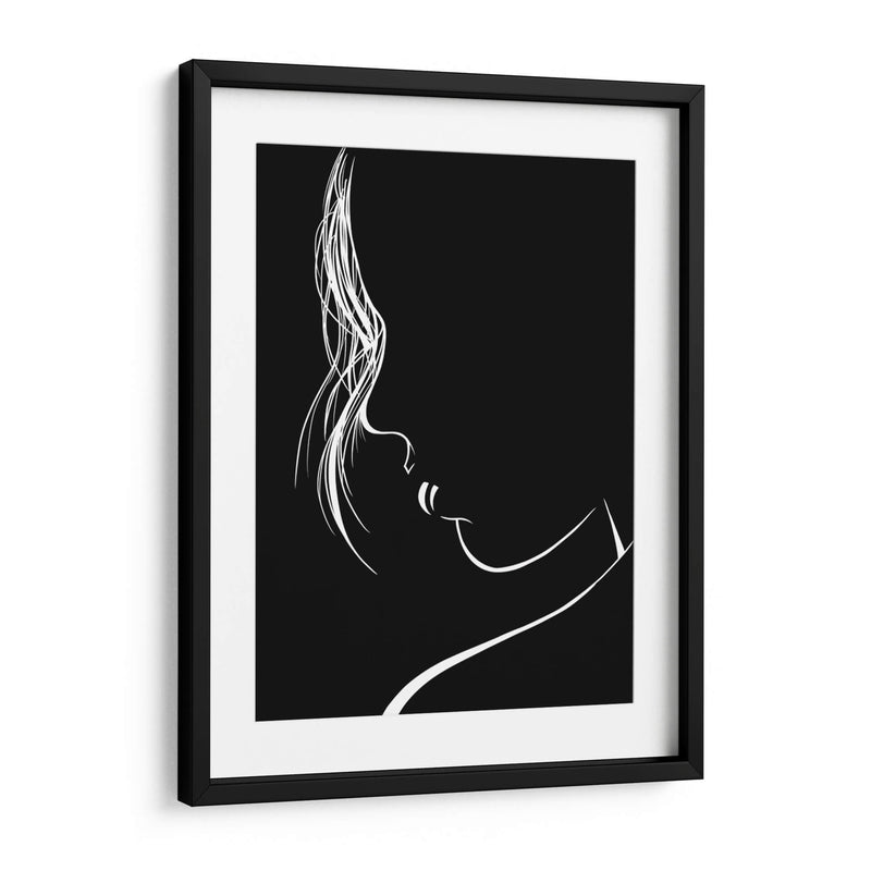Woman Lines - Line Art | Cuadro decorativo de Canvas Lab