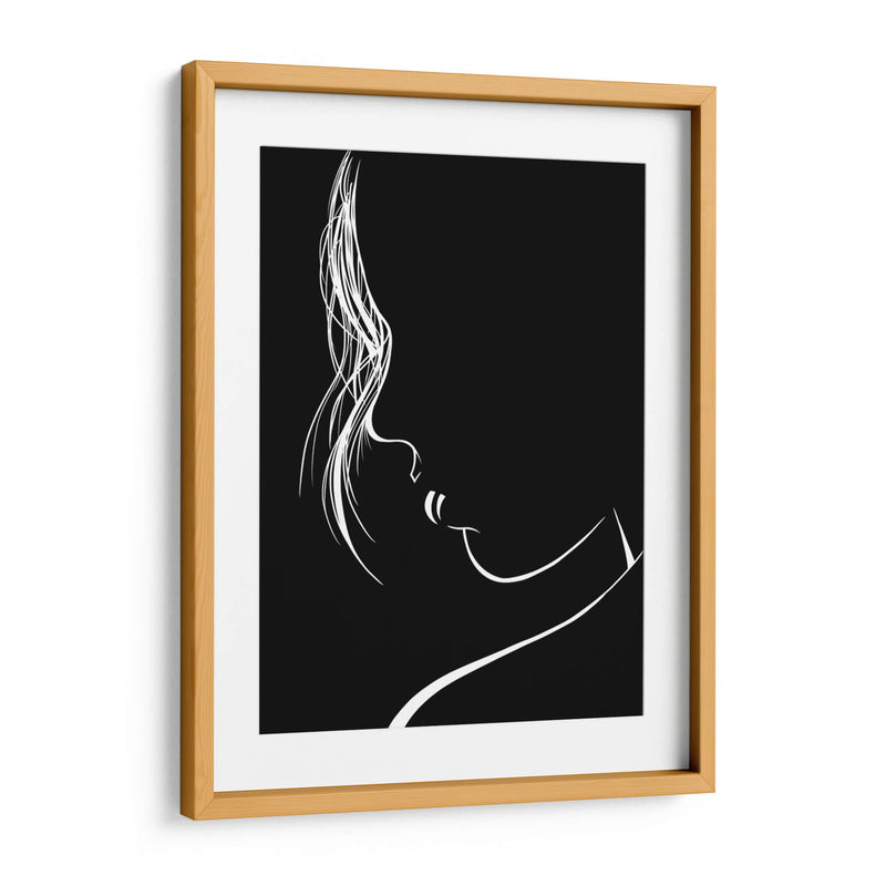Woman Lines - Line Art | Cuadro decorativo de Canvas Lab