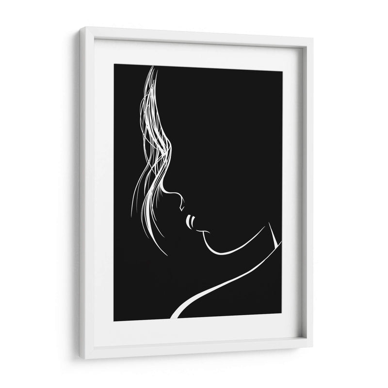 Woman Lines - Line Art | Cuadro decorativo de Canvas Lab