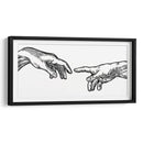 Creación de Adán  - Line Art | Cuadro decorativo de Canvas Lab