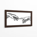 Creación de Adán  - Line Art | Cuadro decorativo de Canvas Lab