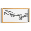 Creación de Adán  - Line Art | Cuadro decorativo de Canvas Lab