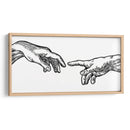 Creación de Adán  - Line Art | Cuadro decorativo de Canvas Lab