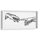 Creación de Adán  - Line Art | Cuadro decorativo de Canvas Lab
