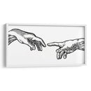Creación de Adán  - Line Art | Cuadro decorativo de Canvas Lab