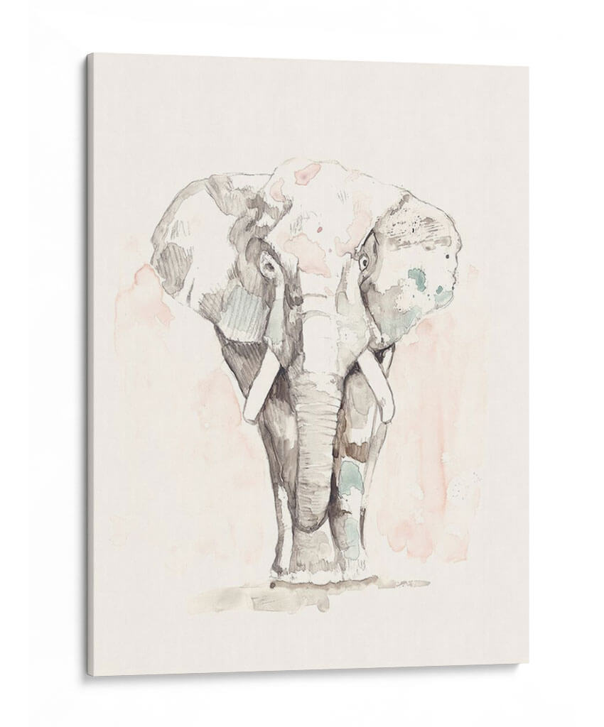 Pastel Safari Ii - Jennifer Goldberger | Cuadro decorativo de Canvas Lab
