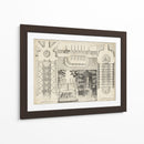 Diseño De Jardín Antiguo I - DeZallier d Argenville | Cuadro decorativo de Canvas Lab