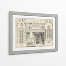 Diseño De Jardín Antiguo I - DeZallier d Argenville | Cuadro decorativo de Canvas Lab