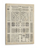Diseño De Jardín Antiguo Iii - DeZallier d Argenville | Cuadro decorativo de Canvas Lab
