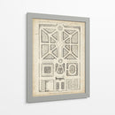 Diseño De Jardín Antiguo V - DeZallier d Argenville | Cuadro decorativo de Canvas Lab