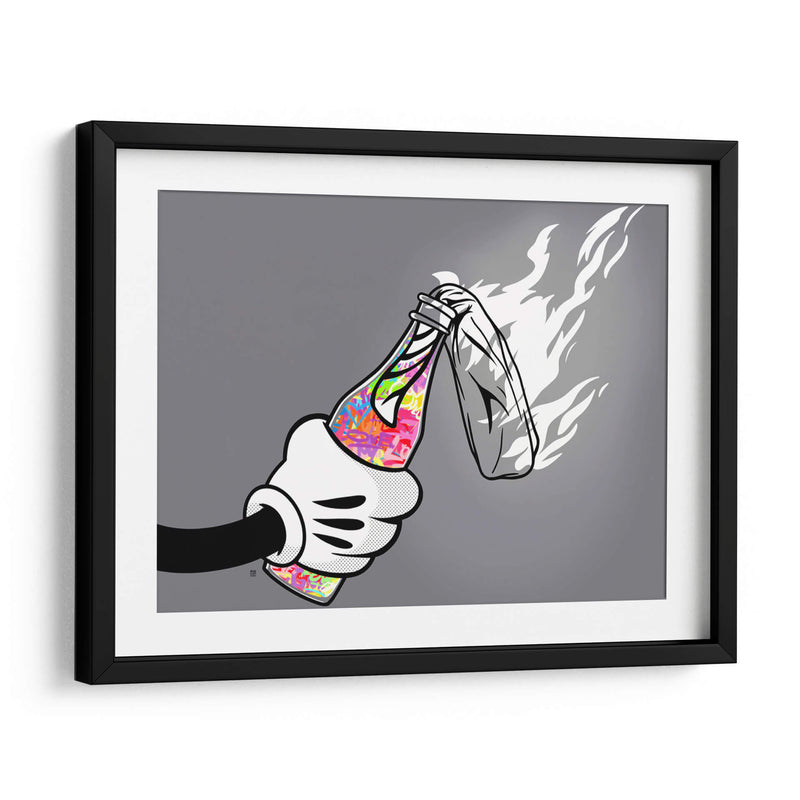 Color Molotov Mouse - David Aste | Cuadro decorativo de Canvas Lab