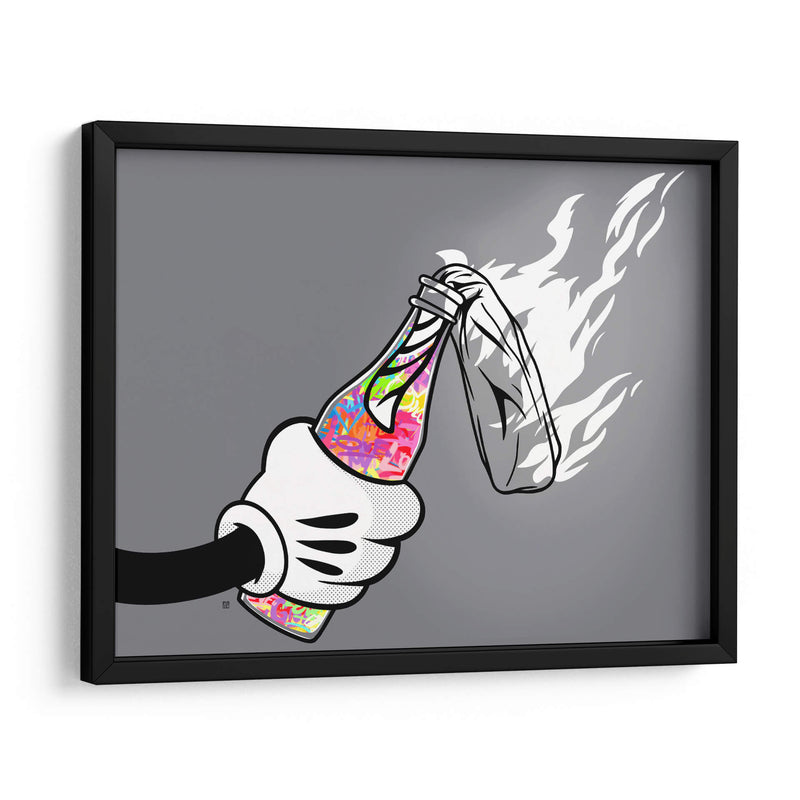 Color Molotov Mouse - David Aste | Cuadro decorativo de Canvas Lab