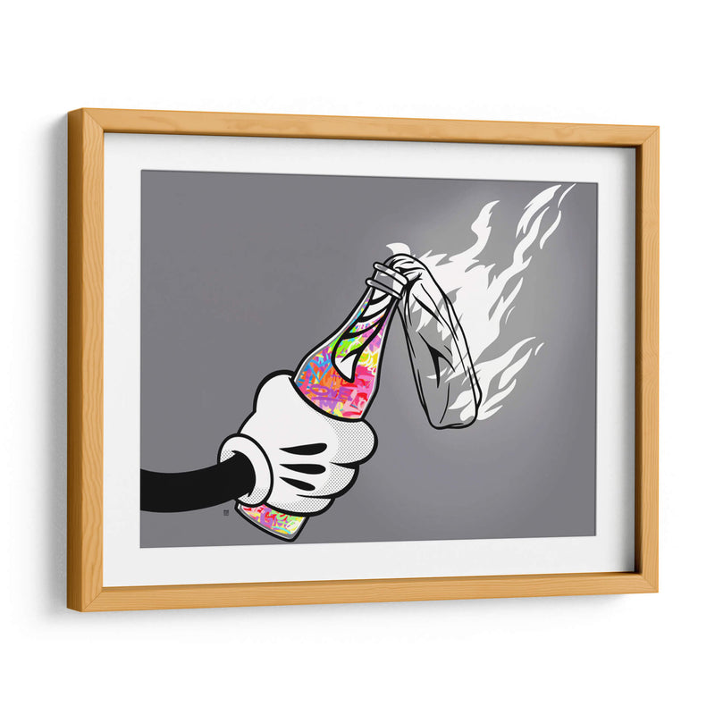 Color Molotov Mouse - David Aste | Cuadro decorativo de Canvas Lab