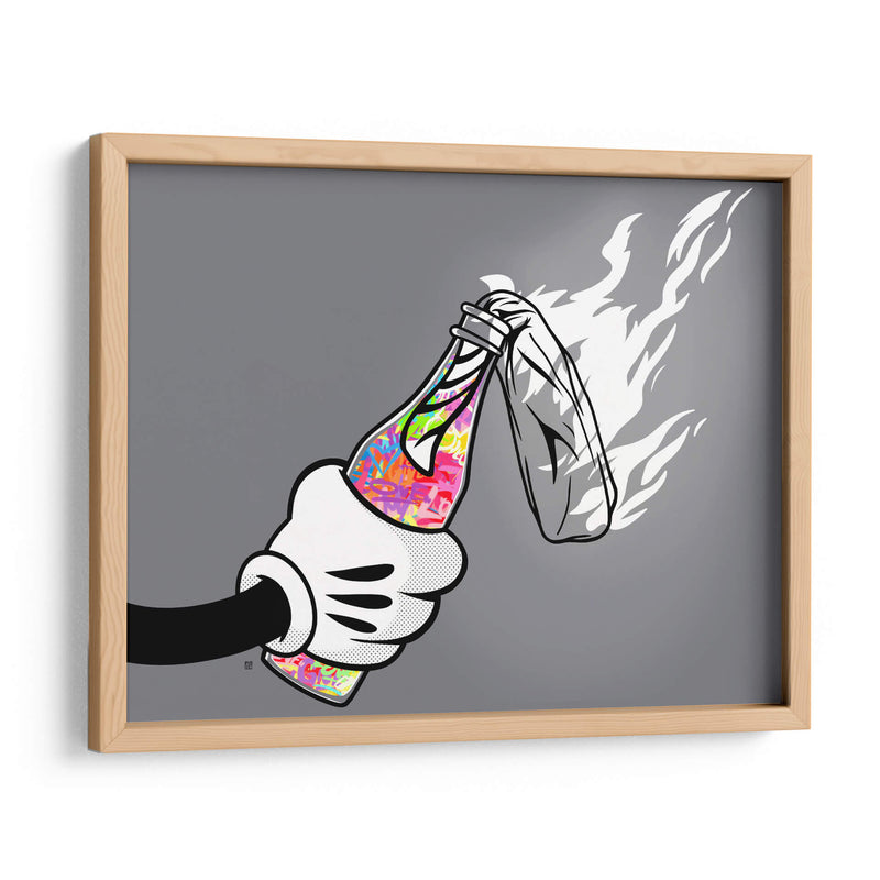 Color Molotov Mouse - David Aste | Cuadro decorativo de Canvas Lab