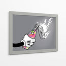 Color Molotov Mouse - David Aste | Cuadro decorativo de Canvas Lab