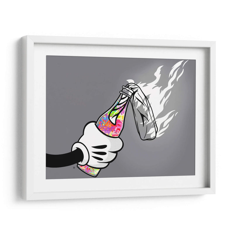 Color Molotov Mouse - David Aste | Cuadro decorativo de Canvas Lab